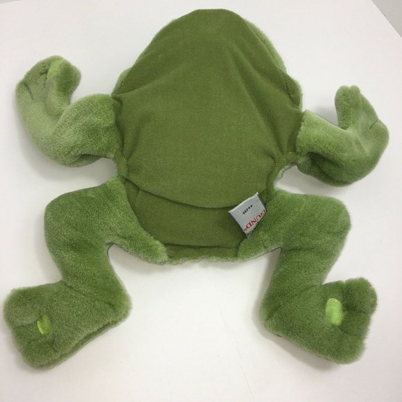 Gund Hand Puppet Frog Plush Green Stuffed Animal World Wildlife Fund WWF Froggy - Picture 2 of 12